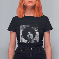 Angela Davis T Shirt For Women Raise Your Voice Revolutionary Power Liberation - Wonder Print Shop