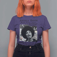 Angela Davis T Shirt For Women Raise Your Voice Revolutionary Power Liberation - Wonder Print Shop