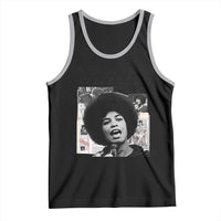 Angela Davis Tank Top Raise Your Voice Revolutionary Power Liberation - Wonder Print Shop