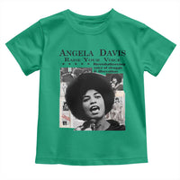 Angela Davis Toddler T Shirt Raise Your Voice Revolutionary Power Liberation - Wonder Print Shop