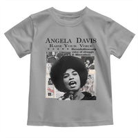 Angela Davis Toddler T Shirt Raise Your Voice Revolutionary Power Liberation - Wonder Print Shop