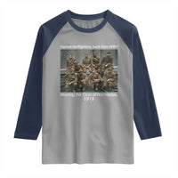 Harlem Hellfighters 1919 WWII Heroes Raglan Shirt Cross of War Medal Tribute African American Black History - Wonder Print Shop