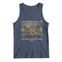 Harlem Hellfighters 1919 WWII Heroes Tank Top Cross of War Medal Tribute African American Black History - Wonder Print Shop