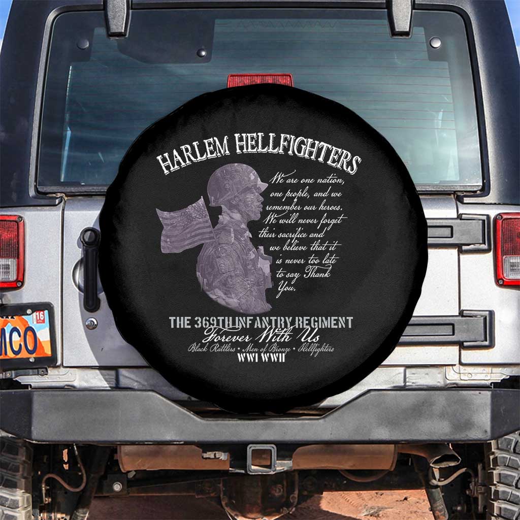 Harlem Hellfighters Tribute Spare Tire Cover 369th Infantry Regiment Military Soldiers Vintage - Wonder Print Shop