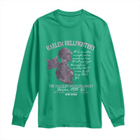 Harlem Hellfighters Tribute Long Sleeve Shirt 369th Infantry Regiment Military Soldiers Vintage - Wonder Print Shop