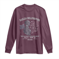 Harlem Hellfighters Tribute Long Sleeve Shirt 369th Infantry Regiment Military Soldiers Vintage - Wonder Print Shop