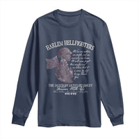 Harlem Hellfighters Tribute Long Sleeve Shirt 369th Infantry Regiment Military Soldiers Vintage - Wonder Print Shop