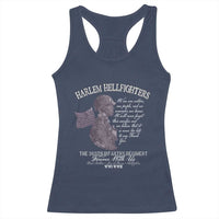 Harlem Hellfighters Tribute Racerback Tank Top 369th Infantry Regiment Military Soldiers Vintage - Wonder Print Shop