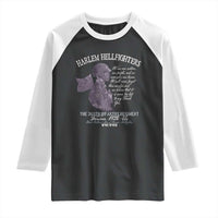 Harlem Hellfighters Tribute Raglan Shirt 369th Infantry Regiment Military Soldiers Vintage - Wonder Print Shop