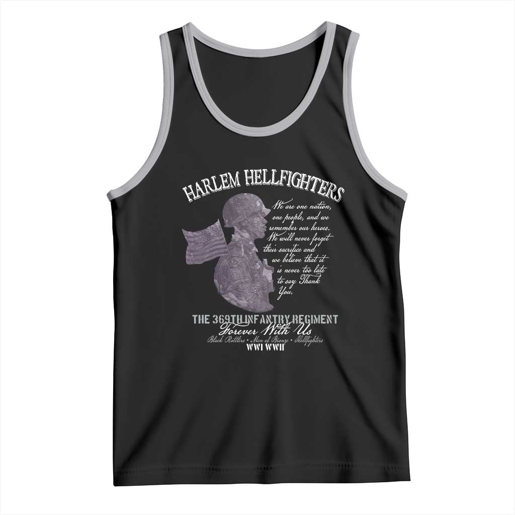 Harlem Hellfighters Tribute Tank Top 369th Infantry Regiment Military Soldiers Vintage - Wonder Print Shop