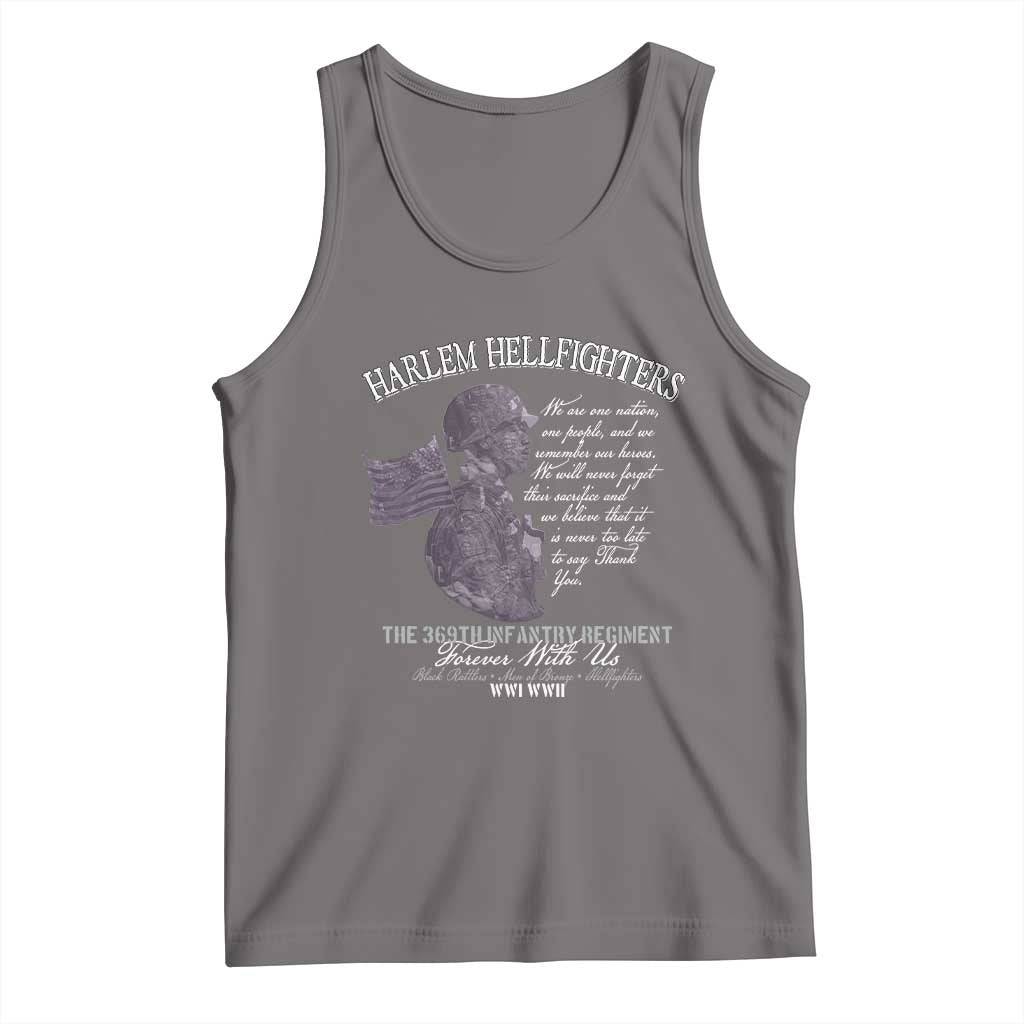 Harlem Hellfighters Tribute Tank Top 369th Infantry Regiment Military Soldiers Vintage - Wonder Print Shop
