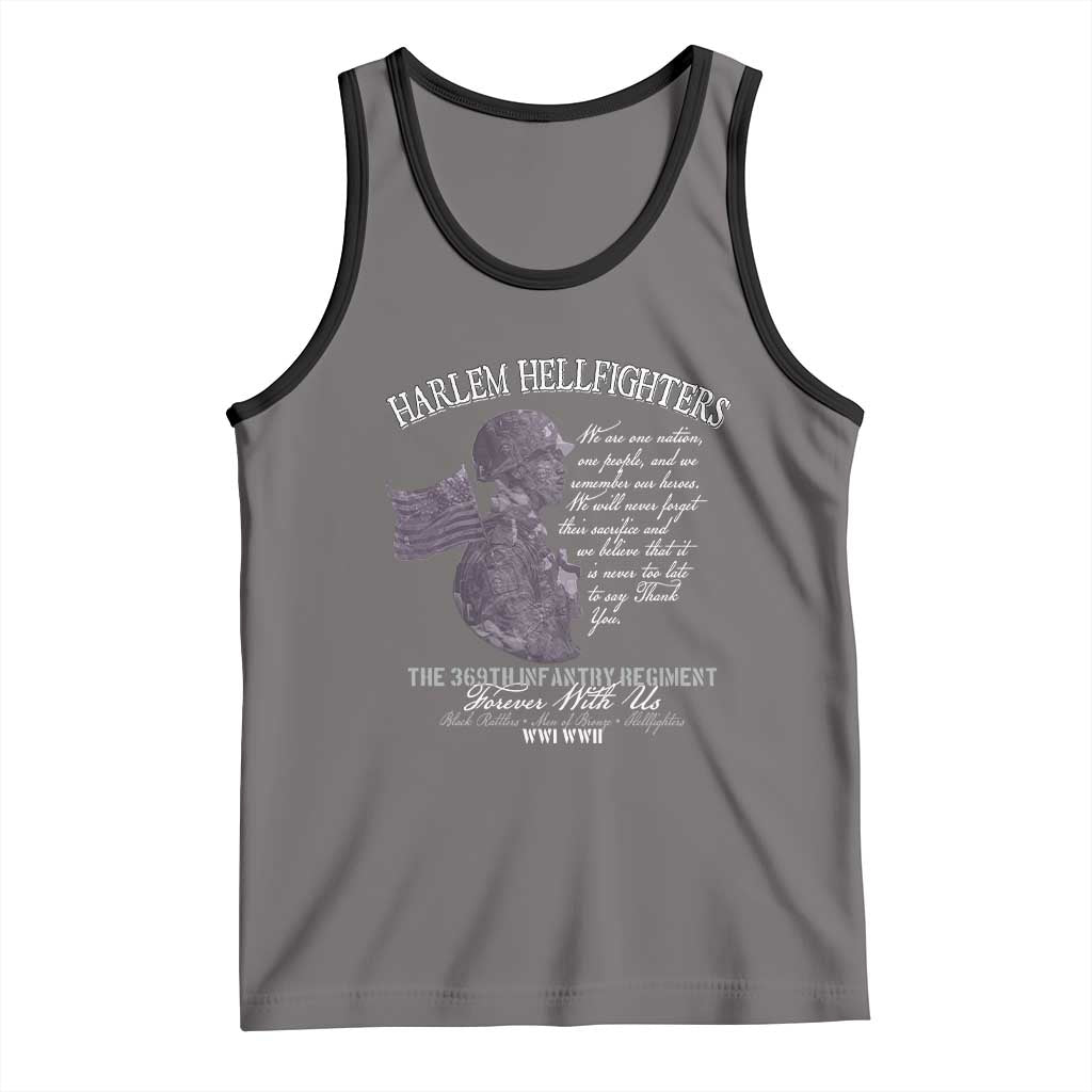 Harlem Hellfighters Tribute Tank Top 369th Infantry Regiment Military Soldiers Vintage - Wonder Print Shop