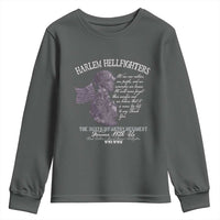 Harlem Hellfighters Tribute Youth Sweatshirt 369th Infantry Regiment Military Soldiers Vintage - Wonder Print Shop