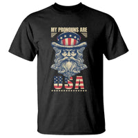 Uncle Sam T Shirt My Pronouns Are USA - Wonder Print Shop