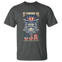 Uncle Sam T Shirt My Pronouns Are USA - Wonder Print Shop