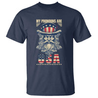 Uncle Sam T Shirt My Pronouns Are USA - Wonder Print Shop