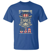 Uncle Sam T Shirt My Pronouns Are USA - Wonder Print Shop