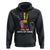 Colombian American Hoodie Yes I'm Both Of Them Flags Hand - Wonder Print Shop