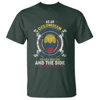 Colombian Skull T Shirt I Have 3 Sides The Quiet And Sweet Side, The Fun And Crazy Side And The Side You Never Want To See - Wonder Print Shop