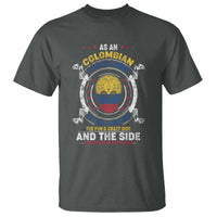 Colombian Skull T Shirt I Have 3 Sides The Quiet And Sweet Side, The Fun And Crazy Side And The Side You Never Want To See - Wonder Print Shop