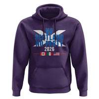 No Scotland No Party 2026 Saltire Flag Hoodie Game Day Soccer Fans Football Tournament