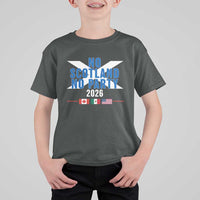 No Scotland No Party 2026 Saltire Flag T Shirt For Kid Game Day Soccer Fans Football Tournament