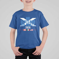 No Scotland No Party 2026 Saltire Flag T Shirt For Kid Game Day Soccer Fans Football Tournament