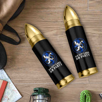 No Scotland No Party Distressed Shield Saltire Cross Bullet Tumbler Vintage Football Fans Game Day
