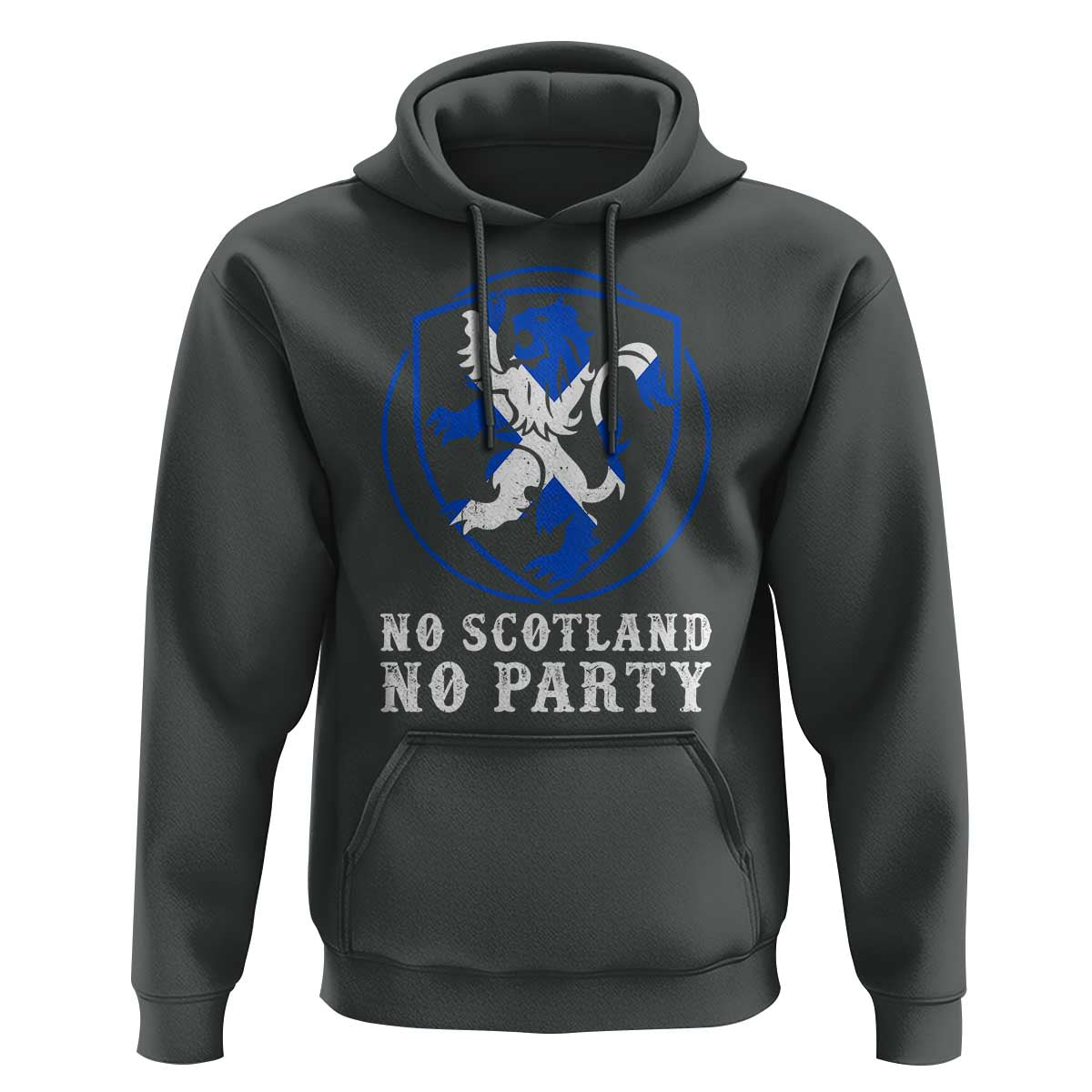 No Scotland No Party Distressed Shield Saltire Cross Hoodie Vintage Football Fans Game Day