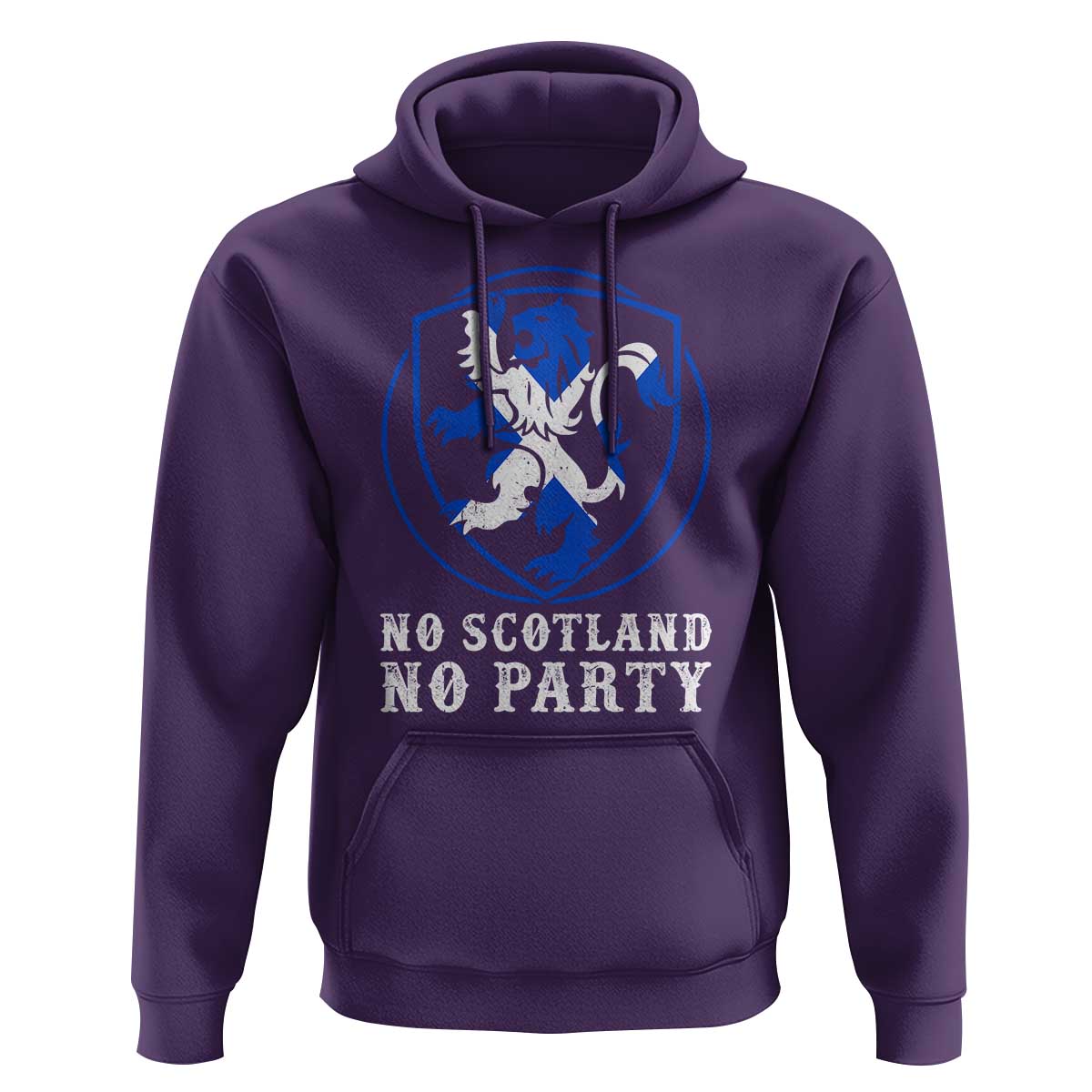 No Scotland No Party Distressed Shield Saltire Cross Hoodie Vintage Football Fans Game Day