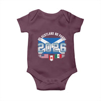 No Scotland No Party 2026 North American Football Tournament Baby Onesie Game Day Soccer Fans