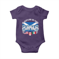 No Scotland No Party 2026 North American Football Tournament Baby Onesie Game Day Soccer Fans