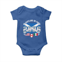 No Scotland No Party 2026 North American Football Tournament Baby Onesie Game Day Soccer Fans