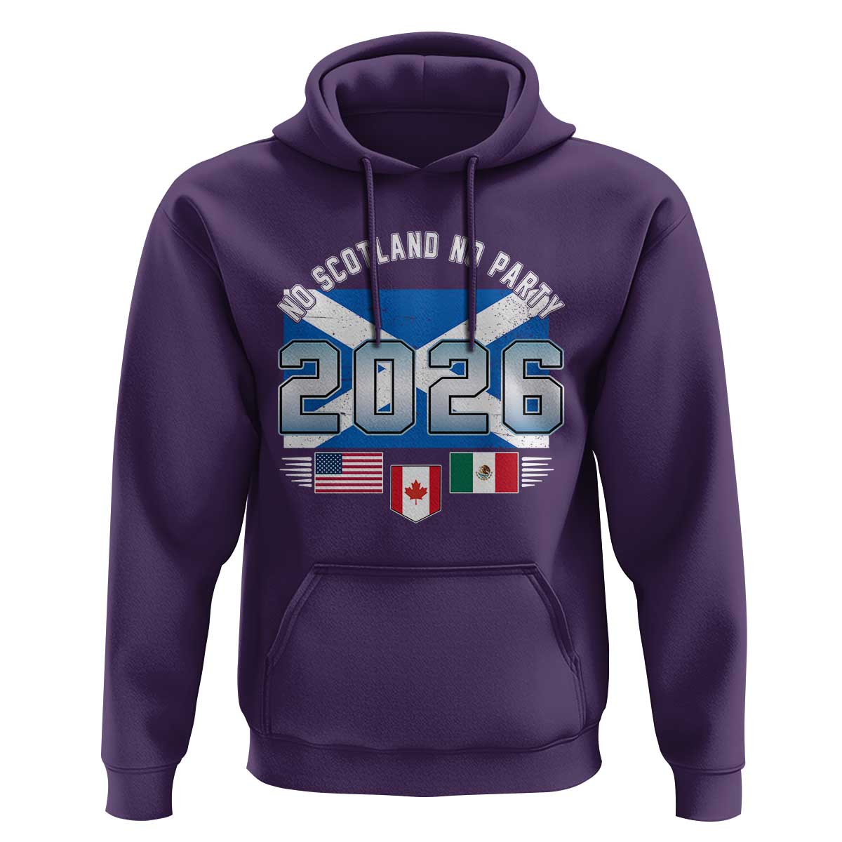No Scotland No Party 2026 North American Football Tournament Hoodie Game Day Soccer Fans