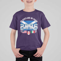 No Scotland No Party 2026 North American Football Tournament T Shirt For Kid Game Day Soccer Fans