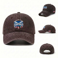 No Scotland No Party 2026 North American Football Tournament Washed Cotton Baseball Cap Game Day Soccer Fans