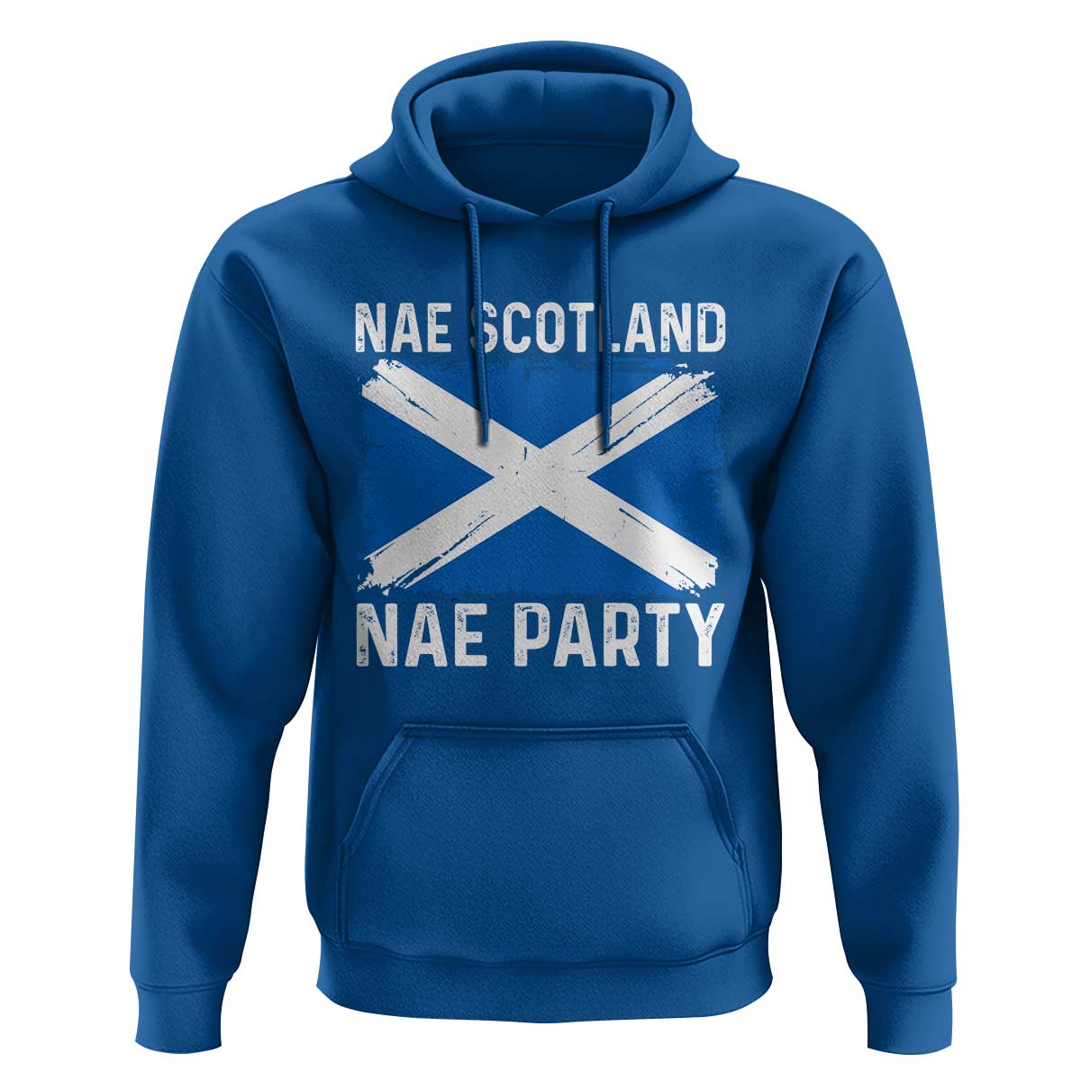 Nae Scotland Nae Party Saltire Flag Hoodie Vintage Scottish Accent Soccer Fans Football Tournament