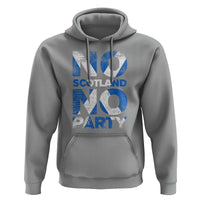 No Scotland No Party Saltire Flag Hoodie Football Fans Soccer Tournament Sports Lover