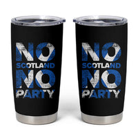 No Scotland No Party Saltire Flag Tumbler Cup Football Fans Soccer Tournament Sports Lover