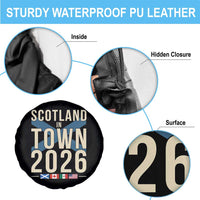 Scotland in Town 2026 Football Fans Spare Tire Cover Soccer Tournament North American Sports Lovers