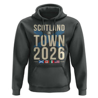 Scotland in Town 2026 Football Fans Hoodie Soccer Tournament North American Sports Lovers