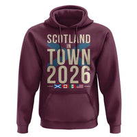 Scotland in Town 2026 Football Fans Hoodie Soccer Tournament North American Sports Lovers