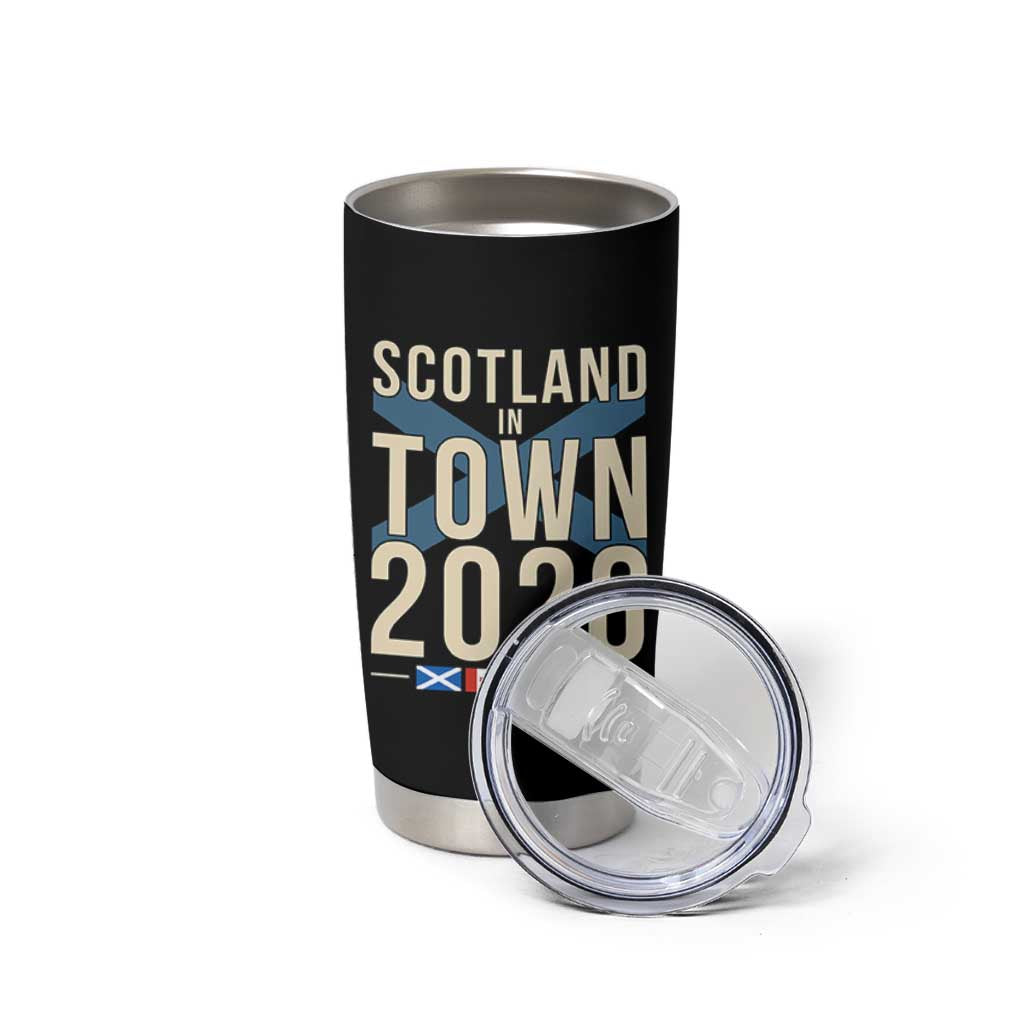 Scotland in Town 2026 Football Fans Tumbler Cup Soccer Tournament North American Sports Lovers