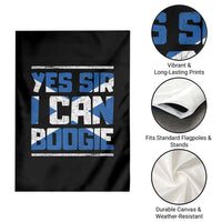 Funny Scottish Anthem Fan Saltire Flag Garden Flag Yes Sir I Can Boogie Sports Style Scotland Football Supporters