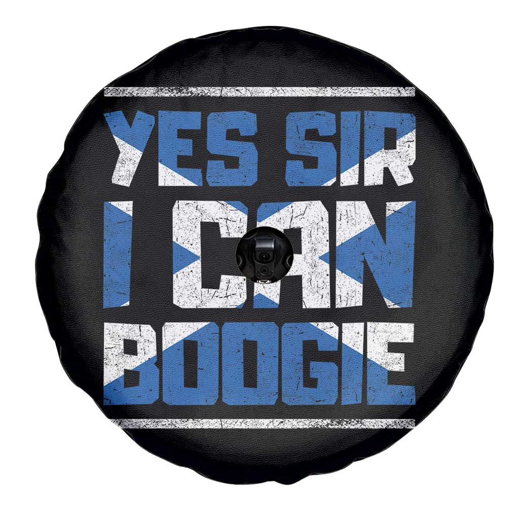 Funny Scottish Anthem Fan Saltire Flag Spare Tire Cover Yes Sir I Can Boogie Sports Style Scotland Football Supporters