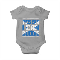 Funny Scottish Anthem Fan Saltire Flag Baby Onesie Yes Sir I Can Boogie Sports Style Scotland Football Supporters
