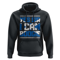 Funny Scottish Anthem Fan Saltire Flag Hoodie Yes Sir I Can Boogie Sports Style Scotland Football Supporters