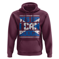 Funny Scottish Anthem Fan Saltire Flag Hoodie Yes Sir I Can Boogie Sports Style Scotland Football Supporters