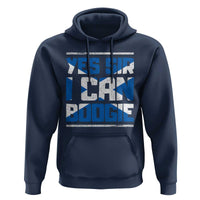 Funny Scottish Anthem Fan Saltire Flag Hoodie Yes Sir I Can Boogie Sports Style Scotland Football Supporters