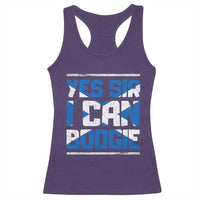Funny Scottish Anthem Fan Saltire Flag Racerback Tank Top Yes Sir I Can Boogie Sports Style Scotland Football Supporters
